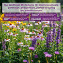 200,000 Wildflower Seeds Mix Bulk - Includes 16 Perennial Wildflower Seeds for Indoor & Outdoor Gardens - Premium Garden and Wildflower Seeds Combo by GreenHaven Gardens