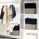 NaturalCozy Storage Cubes 11 Inch Cotton Rope Woven Baskets for Organizing, 3-Pack | Cube Storage Bin | Square Storage Baskets for Shelves Organizer, Classroom, Kids Toy Bins, Closet, Baby Nursery by TinyTreasures Baby Boutique