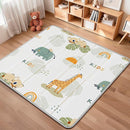 Foldable Baby Play Mat, Waterproof Playmats for Babies and Toddlers Kids, Safe Foam Playmat for Tummy Time, 50x50 Playpen Mat, Reversible Portable Baby Floor Mat for Infant, Toddler, Giraffe by TinyTreasures Baby Boutique