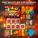 Playz Mega Kaboom! 150+ Explosive Science Experiments Kit for Kids Age 8-12 with 75 App & Video Guided Experiments - Chemistry Set STEM & Educational Toys & Gifts for Boys, Girls, Teenagers & Kids by TinyTreasures Baby Boutique