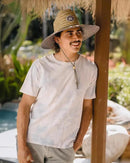 Straw Hat for Men & Women | Lifeguard Hat, Beach Hat & Sun Hat | UPF 50+ Wide Brim for Sun Protection | One Size | Hemlock by GreenHaven Gardens