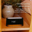 Loftie Alarm Clock with Sound Machine – Smart Alarm Clock with Light, White Noise, Bluetooth Speaker, Night Light Sound Machine, 100+ Sounds, Blackout Mode, No WiFi Mode, Optional Subscription - Peach by CozyNest Decor