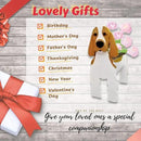 Brown and White Cocker Spaniel Dog Planter Plant Pots,Cute Garden Dog Flower Planter,Dog Planters Birthday Gifts for Women,Office,Indoor/Outdoor Decor（9.45 * 9.17 * 13.39in） by GreenHaven Gardens