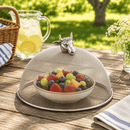 Cow Head Stainless Mesh Picnic Cover by Arthur Court Designs