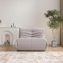 Bean Bag Chair, Fireside Chair Bean Bag Sofa Large Bean Bag Chair for Adults, Bean Bag Chairs for Teens with High Density Comfortable Foam, Memory Foam Bean Bag for Living Room, Bedroom (Grey) by CozyNest Decor