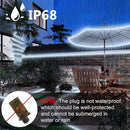 Connectable 66ft 800 LED Rope Lights Outdoor, Cool White Strip Lights Plug in, Outdoor String Lights Waterproof Decorative Lighting for Deck Patio Yard Garden Pathway Pool Camping Room Indoor Décor by TinyTreasures Baby Boutique