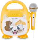 Singimals Kids Karaoke Speaker with Microphone - Unleash Your Child's Inner Superstar, Bluetooth v5.1, 12H Playtime, 5W Speaker, Multicolor LED Lighting, Patches The Cat by TinyTreasures Baby Boutique
