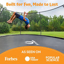 JUMPZYLLA Trampoline Outdoor 8FT 10FT 12FT 14FT 15FT 16FT with Enclosure and Ladder, ASTM Approved Recreational Trampoline for Kids and Adults, Anti-Rust Coated Frame by TinyTreasures Baby Boutique