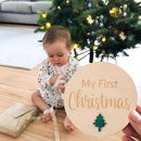 My First Holiday Milestone Cards - Baby First Holiday Wood Sign Baby Shower,Holiday Monthly Milestones,Baby First Halloween/Hanksgiving/Christmas/Valentine's Day/St. Patrick's Day/Easter by TinyTreasures Baby Boutique