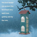 Metal Bird Feeder The Most Popular Bird Feeders for Outdoors Hanging,Waterproof and Rust-Proof,Easy Cleaning,Wild Bird Feeders Attracting Chickadees Goldfinches Cardinals Finches and Sparrows by CozyNest Decor