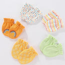 Newborn Baby Boy Girl Caps Mittens Socks Set Cotton Baby Essentials Accessories (Hats+Gloves+Socks) by TinyTreasures Baby Boutique