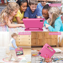 Kids Tablet 8GB+64GB, 10 Inch Android 14 Tablet for Kids 6000mAh with Case, WiFi 6, Bth 5.2, Dual Camera, GPS Pre-Installed Parental Controls, Kids Space & Family Link Great Gift for Toddler Children by TinyTreasures Baby Boutique