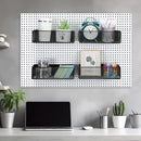 Tioncy 4 Pcs Magnetic Storage Bin Magnetic Locker Organizer for Pegboard Refrigerator Shelves Basket Container Wire Storage Holder for Kitchen Home Whiteboard(Black,10.6''l) by CozyNest Decor