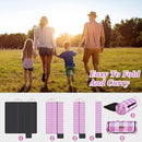 HX&OD Outdoor Picnic Blanket, Extra Large, 80''x60'' Waterproof Foldable Blankets Gingham Picnic Mat for Beach, Camping Grass Lawn Park Accessories Cute Couple Ideas Wedding (Pink, 80”x60”) by TinyTreasures Baby Boutique