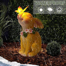 Attivolife Solar Rabbit Garden Light, Outdoor Bunny Statues Patio Ornament Decor for Lawn Balcony Yard, Perfect Housewarming Gifts for Mum Grandmom on Birthday Mother's Day by CozyNest Decor
