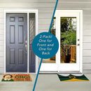 Gertmenian Paramount The Elf Coir Doormat - 2x3 Welcome Mat (2-Pack), Ideal for High Traffic Areas in Front Door, Garage, Entryway - OMG/Costume, 80025 by CozyNest Decor