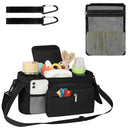 Accmor Universal Stroller Organizer with Insulated Cup Holder Detachable Phone Bag and Shoulder Strap,Stroller Bag Caddy Organizer Fits for Uppababy, Baby Jogger, Britax Strollers by TinyTreasures Baby Boutique