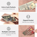 Passport Holder for Travel Rfid Passport Wallet for Women Men with Zipper Pocket Pen Sim Card Holders Slim Travel Accessories by TinyTreasures Baby Boutique