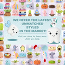 Crochet Kit for Beginners, Crochet Kit w Step-by-Step Video Tutorials, Crochet Starter Kit Learn to Crochet Kits for Adults Kids Beginners, Crochet Kit Tooth (40%+ Yarn Content) by TinyTreasures Baby Boutique