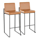 Fuji - Contemporary High Back Barstool Elegant Design by HouseOfZazla