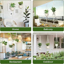 6 Pack Macrame Plant Hanger Indoor Hanging Planters for Indoor Outdoor Plants with 6 S Hooks and 6 Hook Nails, Hanging Plant Holder 43" Boho Home Decor,Ivory by GreenHaven Gardens