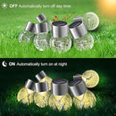 Solar Lights Outdoor Decorative 32 Pack, Hanging Solar Garden Lights Waterproof, Solar Powered Globe Lantern Cracked Glass Ball Lights for Yard Patio Fence Tree Umbrella Holiday Decoration, Warm White by GreenHaven Gardens