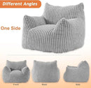 Giant Bean Bag Chairs for Adults with Filling Plush Fluffy Bean Bag Chairs for Teens with Armrests Comfy BeanBag Lazy Couch Sofa Chair for Bedroom Living Room Reading by CozyNest Decor