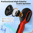 Wireless Bluetooth Karaoke Microphone, 5-in-1 Portable Handheld Mic Speaker with Dynamic RGB Lights, Mini Karaoke Machine for Car Travel Home Party, Music Recording, Duet Singing, Gift for Kids Adults by TinyTreasures Baby Boutique
