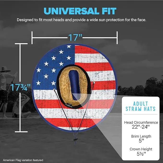 S A Company Summer Straw Hats for UV Sun Protection | Unisex Adult, photo 3 of 8