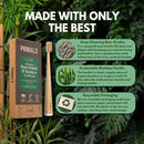 PRIMALS Boar Bristle & Bamboo Toothbrush (4-Pack) - Premium Boar Bristles - Fully Biodegradable - Plastic & Nylon Free - Quick Dry Design by CozyNest Decor