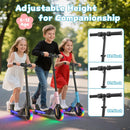Electric Scooter for Kids Ages 6-12， Max Speed 6.5MPH, max Range 6Miles， with Acceleration Throttle and Electronic Brake， Foldable and Height Adjustable Kids Electric Scooter by TinyTreasures Baby Boutique