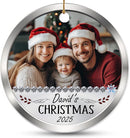 Personalized Baby’s First Christmas Photo Christmas Ornament 2025 - My First Holiday Keepsake - Custom Newborn Ornament - Sweet Gift for New Parents Mom Dad - Baby Holiday Memory Decoration by TinyTreasures Baby Boutique