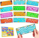 12-Pack Sensory Maze Fidget Toys for Kids & Adults: Quiet Squishy Calming Tools for Autism Children - Anxiety Fidgets for Travel & Office - Classroom Must Haves & Treasure Rewards Party Favors by TinyTreasures Baby Boutique