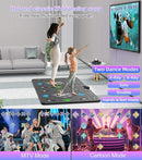 FWFX Dance Mat for Kids and Adults, 2-Player Musical Electronic Dancing Game for TV, Active Indoor Game for Family Parties & Basement Fun - Birthday for Boys, Girls (Gray) by TinyTreasures Baby Boutique