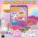 Unicorn Terrarium Crafts Kit for Kids-LED Night Light Up & Remote Unicorn Birthday Gifts Toys for Girls Ages5 6 7 8 9 10 Year Old-Christmas Gifts for Girls by CozyNest Decor