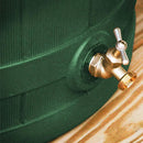 Good Ideas Rain Wizard Water Storage Premium Quality Collection Barrel with Brass Spigot, Safety Screen, and 50 Gallon Capacity, Green (2 Pack) by GreenHaven Gardens
