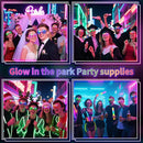 40 PCs LED Glasses,Light Up Glasses,Glow Glasses Glow In The Dark Party Supplies Suitable For Kids/Adults, 3 Light up Modes, 5 Neon Colors Rave Party,Wedding, Birthday, Concert, New Year, Carnival by TinyTreasures Baby Boutique