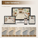 Lofus 8x10 Area Rug for Living Room,Beige Washable Large Rugs with Non-Slip Backing,Soft Neutral Carpets for Bedroom Dining Room Home Office Indoor Nursery by TinyTreasures Baby Boutique