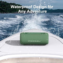 Passau Portable Bluetooth Speakers 40W Peak Loud Stereo Sound, Passive Radiators-Deep Bass, All Day Playtime, Adjustable Strap, BT5.3, IPX5 Wireless Speaker RGB Lights for Indoor Outdoor-Green by TinyTreasures Baby Boutique
