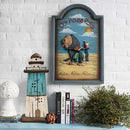 Attraction Design Wooden Lighthouse Decor, Decorative Nautical Lighthouse Rustic Ocean Sea Beach Themed Lighthouse Decoration, Handcrafted Tabletop Nautical Themed Home Decor Bathroom Decor (13“H) by GreenHaven Gardens