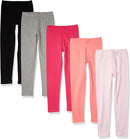 Amazon Essentials Girls and Toddlers' Leggings, Multipacks by TinyTreasures Baby Boutique