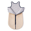 baby deedee Sleep Nest Teddy Baby Sleeping Bag, Oatmeal Navy, Medium (6-18 Month) by TinyTreasures Baby Boutique