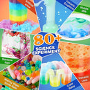 Science Kit for Kids,80 Science Lab Experiments,Scientist Costume Role Play STEM Educational Learning Scientific Tools,Birthday Gifts and Toys for 6 7 8 9 Years Old Boys Girls Kids by TinyTreasures Baby Boutique