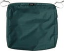 Classic Accessories Ravenna Water-Resistant 21 x 19 x 3 Inch Patio Seat Cushion, Mallard Green, Chair Seat Cushion by GreenHaven Gardens