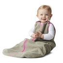 baby deedee Sleep Nest Fleece Baby Sleeping Bag, Mocha Hot Pink, 18-36 Month by TinyTreasures Baby Boutique