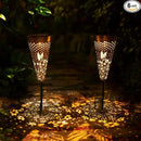 DIBIEECN 6 Pack Hummingbird Solar Pathway Lights Outdoor,Metal Garden Decorations Outdoor Lights with Patterns and Warm Light,Waterproof Landscape Lighting for Path Patio Backyard Walkway Yard by GreenHaven Gardens
