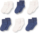 Amazon Essentials Baby Socks, Unisex, Turn Cuff, 6 Pairs by TinyTreasures Baby Boutique