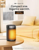 Dreo Space Heater, Portable Electric Heaters for Indoor Use with Thermostat, Digital Display, 1-12H Timer, Eco Mode and Fan Mode, 1500W PTC Ceramic Fast Safety Heat for Office Bedroom Home, Black by CozyNest Decor