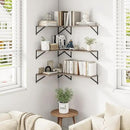 Heimlove 24" W x 12" D Wall Shelves for Books, 12 Inch Deep Floating Shelves Set of 3, Wide Floating Bookshelf with Metal Bracket for Living Room, Kitchen, Office, Bedroom and Decor Storage - Grey by CozyNest Decor