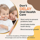 Trueocity Extra Soft Toddler Toothbrush, Toddler Toothbrushes 1-2 2-4, Toothhugger High Efficient 3 Sides Baby Toothbrush 12 Months and Up, Infant Training Brush, 10,000 Ultra-Soft bristles (Apricot) by TinyTreasures Baby Boutique